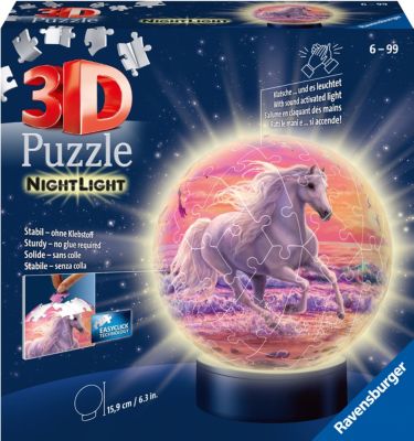 RAVENSBURGER 3D Puzzle Jurassic World 2 Puzzleball Kinderpuzzle ø13 cm 