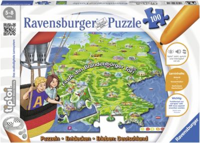 Ravensburger-00047 tiptoi Puzzle fr kleine Ent 