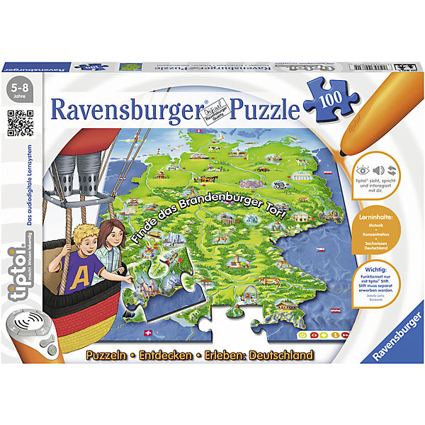 tiptoi® Puzzle - Entdecken & Erleben: Deutschland (ohne Stift), 100 Teile