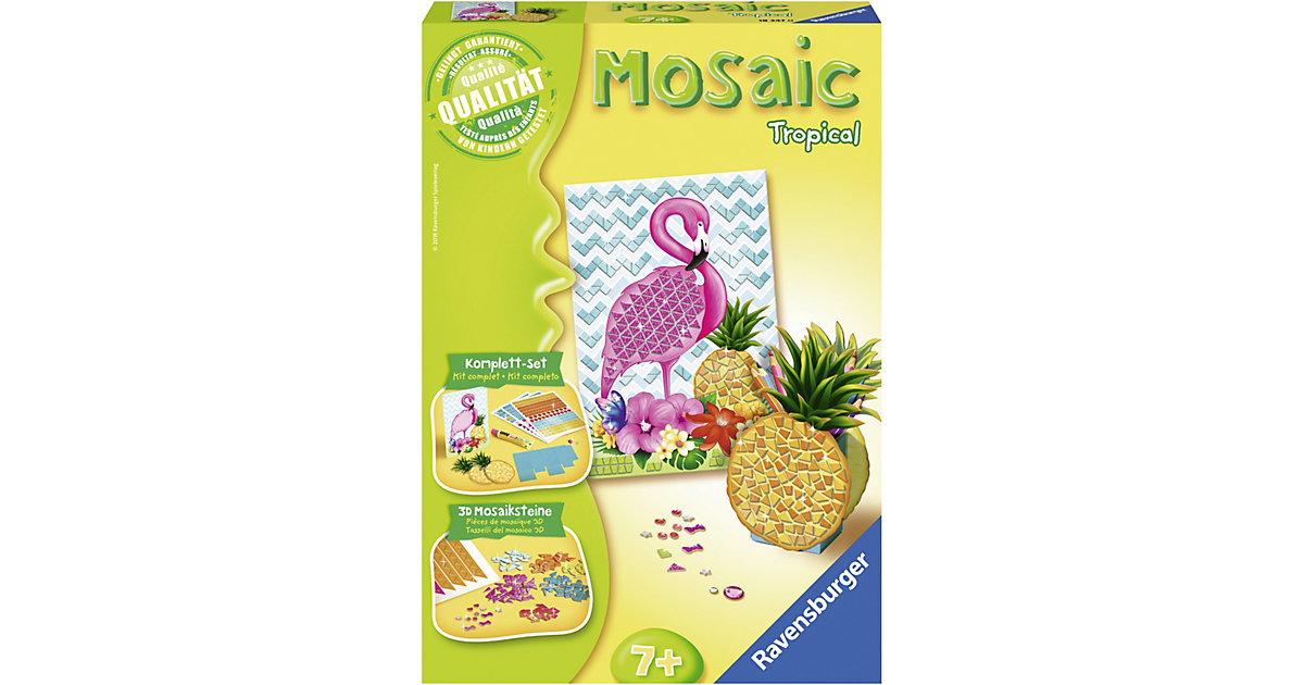 2-tlg. Mosaic Set Midi, Tropical