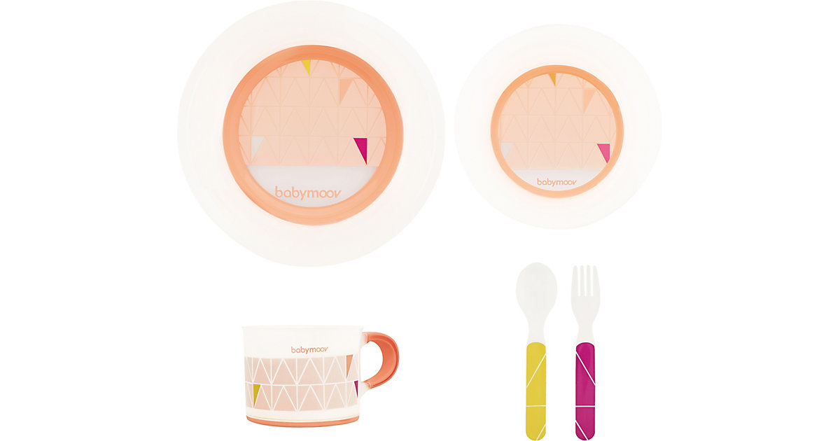 babymoov · Geschirr Set mit Antirutsch-System, peach babymoov · Geschirr Set mit Antirutsch-System, peach
