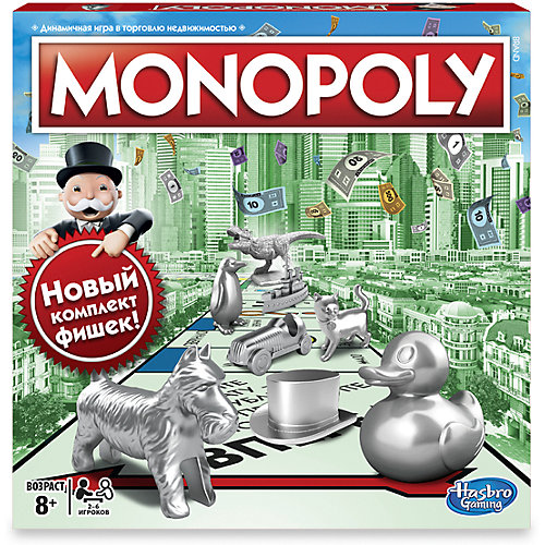 Настольная игра Hasbro Games "Классическая монополия" (обновленная версия) от Hasbro