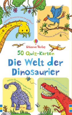 Buch - 50 Quiz-Karten: Die Welt der Dinosaurier