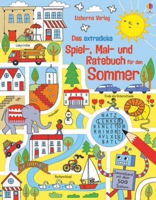 Buch - Das extradicke Spiel-, Mal- und Ratebuch den Sommer Kinder