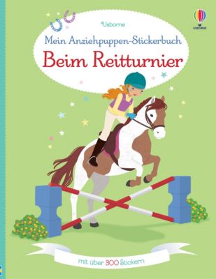 Image of Buch - Mein Anziehpuppen-Stickerbuch: Beim Reitturnier