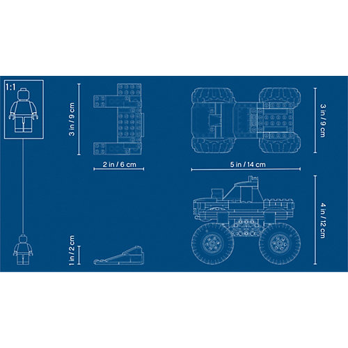 LEGO City Great Vehicles 60180: Монстр-трак от LEGO