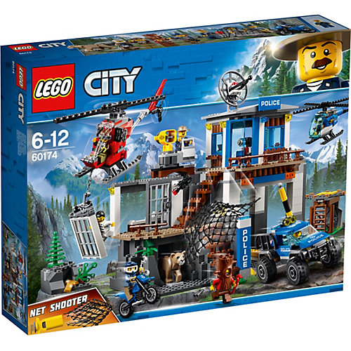 Конструктор LEGO City 60174: Полицейский участок в горах от LEGO