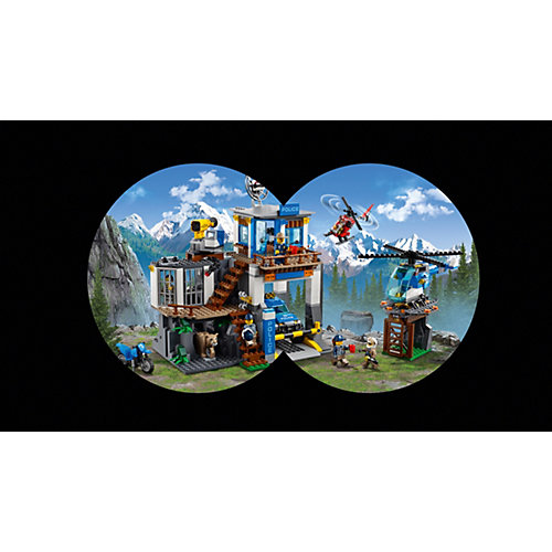 Конструктор LEGO City 60174: Полицейский участок в горах от LEGO