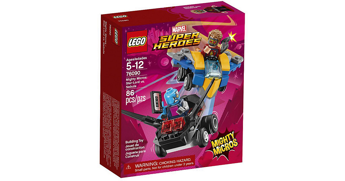 LEGO 76090 Super Heroes: Mighty Micros: Star-Lord vs. Nebula