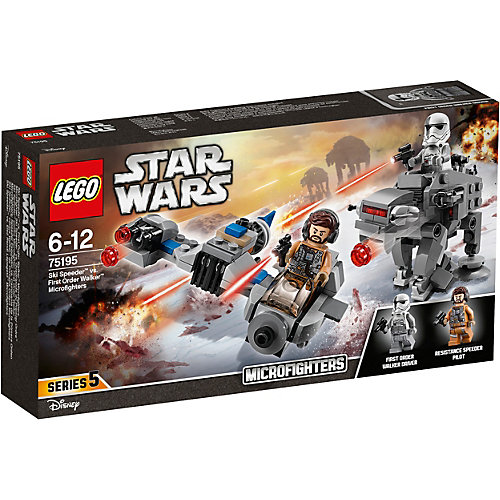LEGO Star Wars 75195: Бой пехотинцев Первого Ордена против спидера на лыжах от LEGO