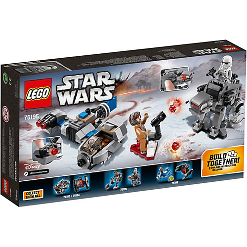 LEGO Star Wars 75195: Бой пехотинцев Первого Ордена против спидера на лыжах от LEGO