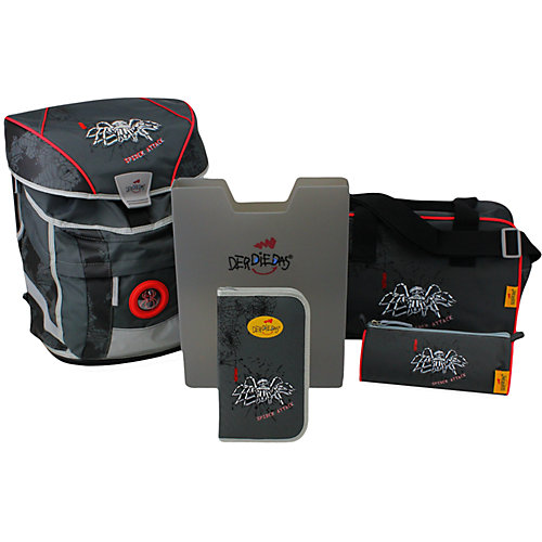 Ранец DerDieDas "Ergoflex Vario" Паук, с наполнением от DerDieDas