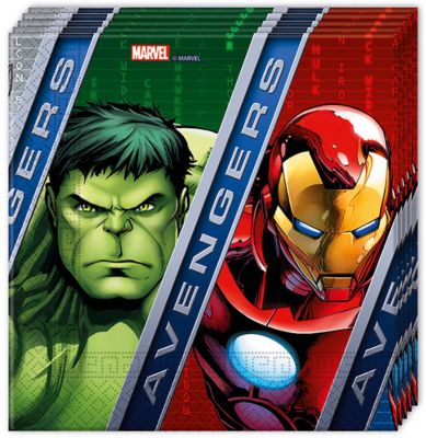 Pc 33см X 33см Салфетки Мстители 20шт