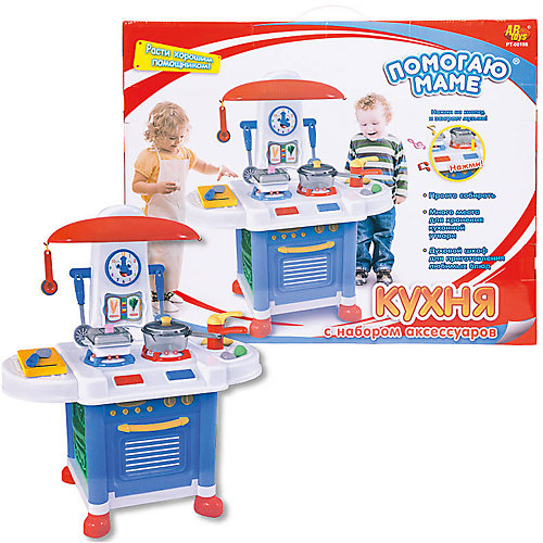 Детская кухня Abtoys "Помогаю маме", 12 предметов от ABtoys