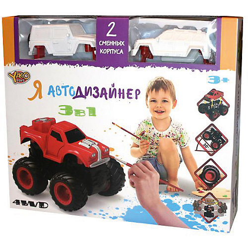 Набор для творчества 3 в 1 Yako Toys "Я автодизайнер", M6540-2 от Yako