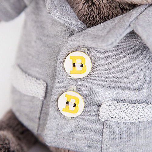 Мягкая игрушка Budi Basa Кот Басик Baby в сером пиджачке, 20 см от Budi Basa