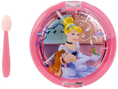 Игровой набор Markwins Disney Princess "Декоративная косметика" Тени для век, 4 цвета (Золушка)