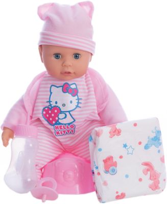 Пупс "HELLO KITTY" 35 см, мягкое тело, 30 звуков, пьет и писает.