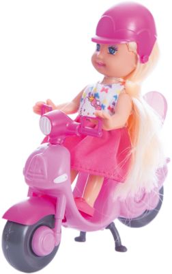 КУКЛА "HELLO KITTY. Машенька" 12 см, твердое тело, на скутере..