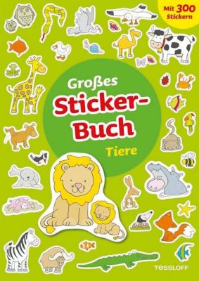 Buch - Groes Sticker-Buch: Tiere