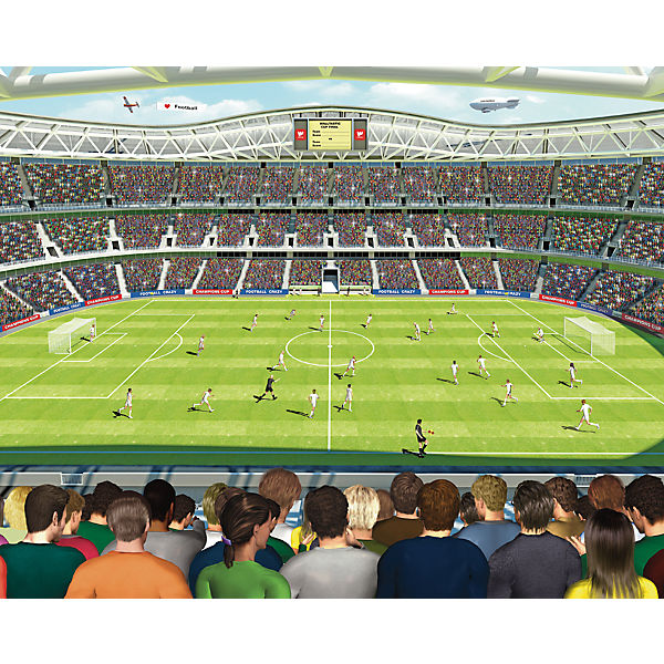 Fußballspiel Im Stadion Fußballspiel Im Stadion