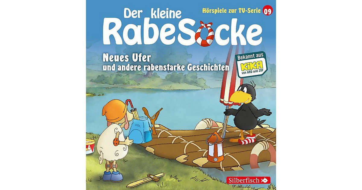 CD Der kleine Rabe Socke 09: Neues Ufer und andere rabenstarke Geschichten (Hörspiel zur TV Serie) Hörbuch