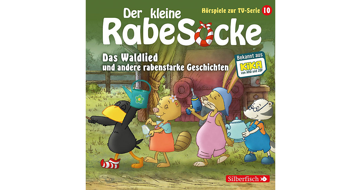 CD Der kleine Rabe Socke 10: Das Hofturnier und andere rabenstarke Geschichten (Hörspiel zur TV Serie) Hörbuch