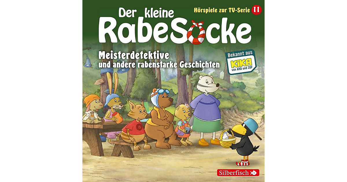 CD Der kleine Rabe Socke 11: Meisterdetektive (Hörspiel zur TV-Serie) Hörbuch