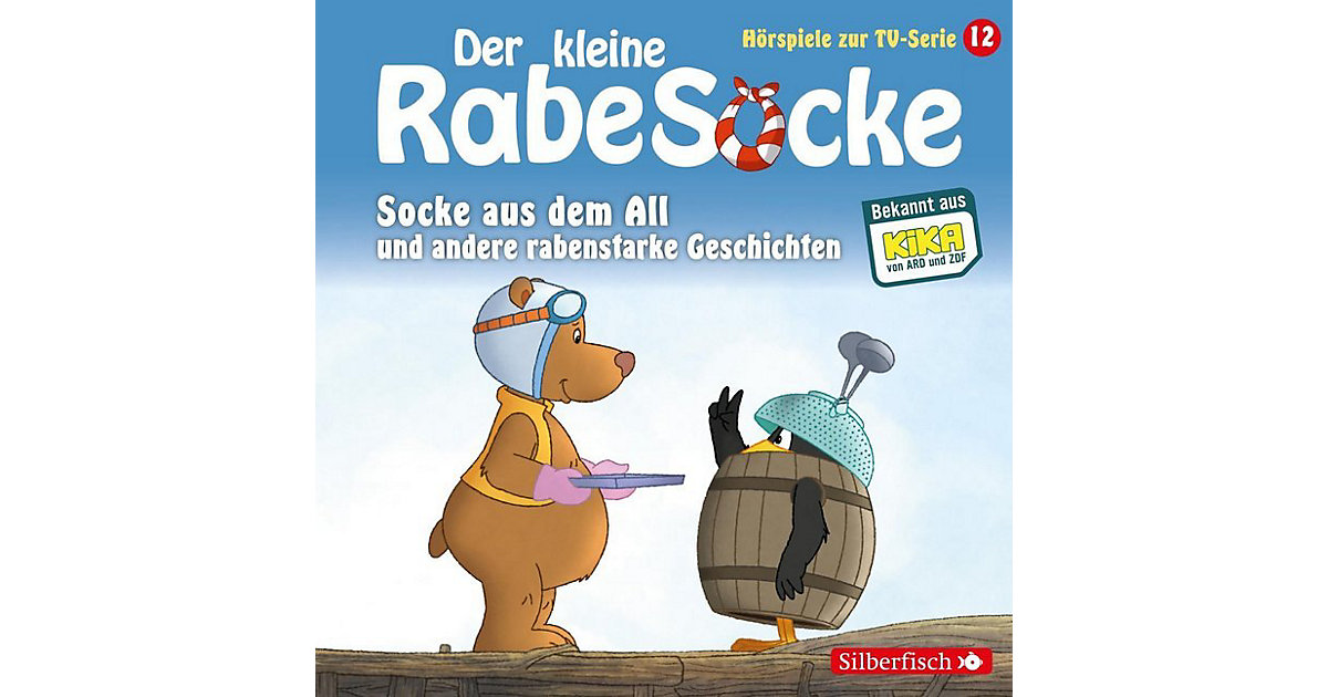 CD Der kleine Rabe Socke 12: Socke Aus Dem All (Hörspiel zur TV-Serie) Hörbuch