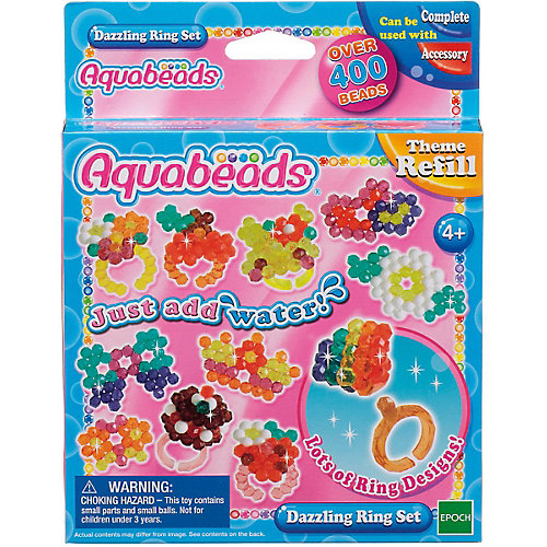 Набор бусин Aquabeads "Ослепительные кольца", 400 бусин от Эпоха Чудес