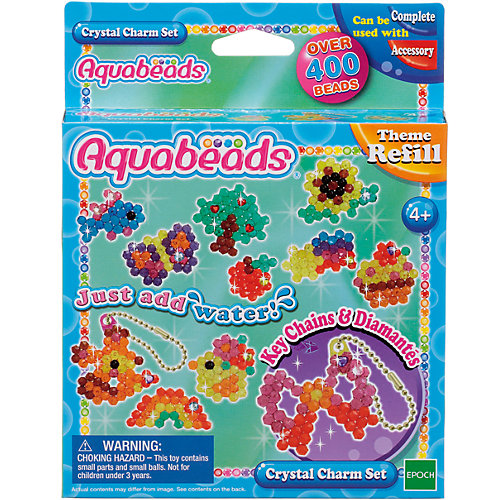 Мозаика из бусин Aquabeads "Потрясающие брелочки", 400 бусин от Эпоха Чудес