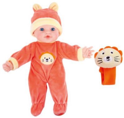 Кукла-пупс с игрушкой львенком Mary Poppins "Моя первая кукла", 30 см (звук)