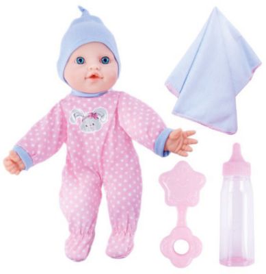 Кукла-пупс Mary Poppins "Моя первая кукла" Бекки-зайка в розовом, 30 см (звук)