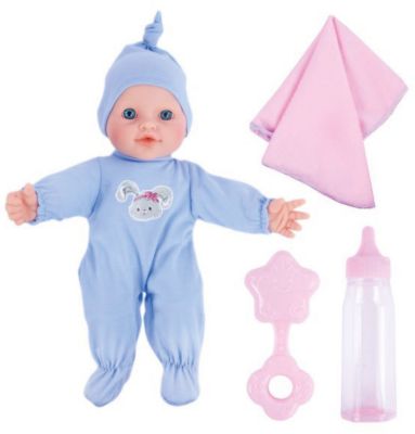 Кукла-пупс Mary Poppins "Моя первая кукла" Бекки-зайка в голубом, 30 см (звук)