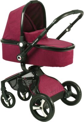 Kombi Kinderwagen Platino, Jeans Rose Red rot