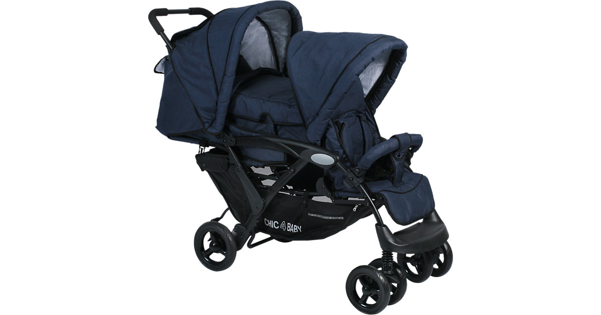 CHIC4BABY · Geschwisterwagen Duo, navy, 2018 CHIC4BABY · Geschwisterwagen Duo, navy, 2018