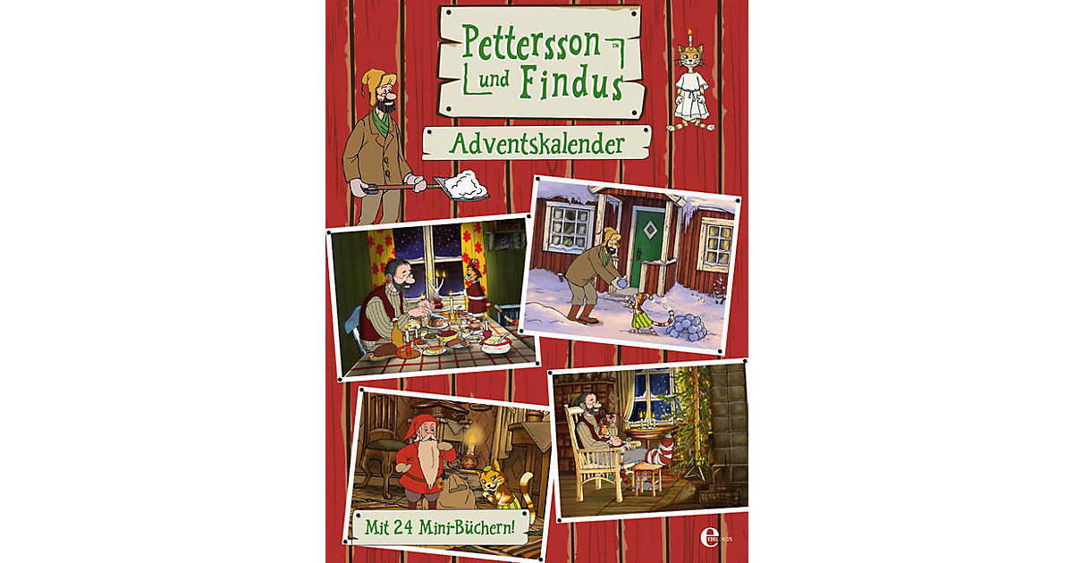 Buch - Pettersson und Findus: Adventskalender mit 24 Mini-Büchern