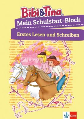 Buch - Bibi & Tina; Mein Schulstart-Block - Erstes Lesen und Schreiben