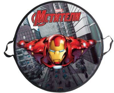 Ледянка 1Toy "Marvel" Железный Человек, круглая, 52 см