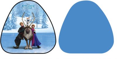 Ледянка 1Toy "Disney Princess" Холодное Сердце, треугольная, 52х50 см