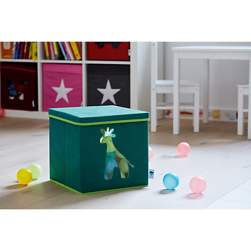 Коробка с крышкой для хранения Store it Жираф - темно-зеленый от STORE IT!