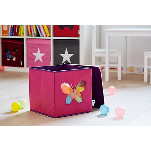 Коробка с крышкой для хранения Store it Бабочка - розовый от STORE IT!