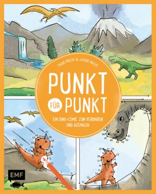 Buch - Punkt Punkt: Ein Dino-Comic zum Verbinden und Ausmalen Kinder
