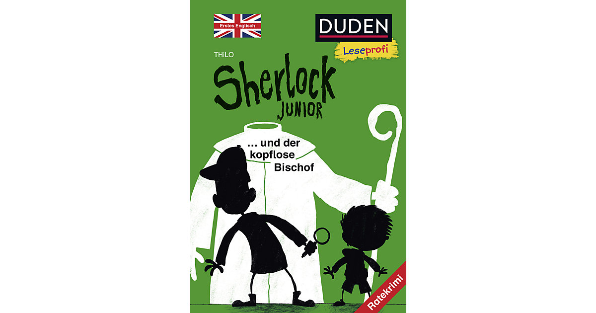 Buch - Duden Leseprofi: Sherlock Junior und der kopflose Bischof, Erstes Englisch