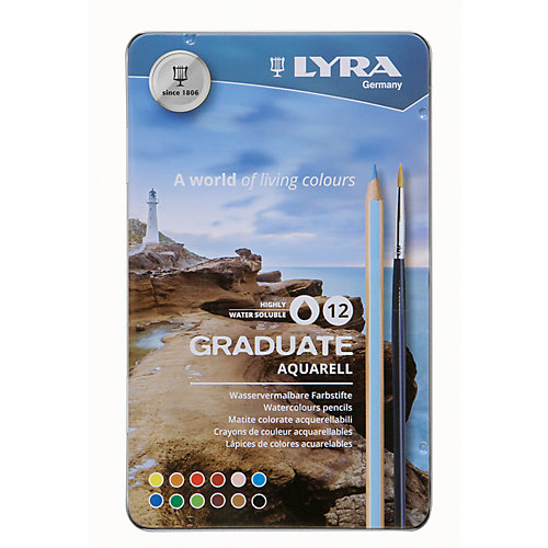 LYRA GRADUATE AQUARELL 12 цв. от LYRA