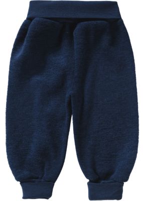 Baby Softbundhose aus Schurwolle dunkelblau Gr. 50/56