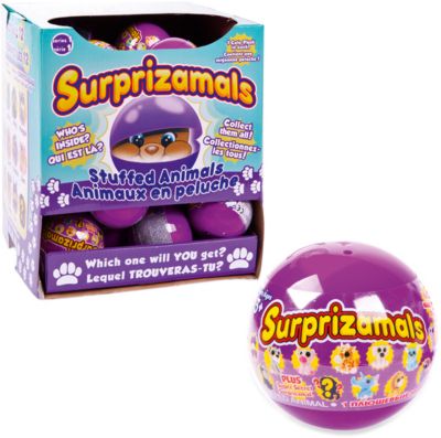 Мягкая игрушка Surprizamals в капсуле, серия 1 (в ассортименте)