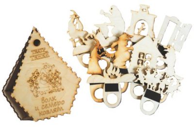 Фигура для театра теней ВОЛК И СЕМЕРО КОЗЛЯТ