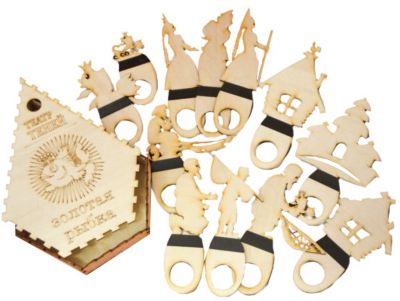 Фигура для театра теней ЗОЛОТАЯ РЫБКА