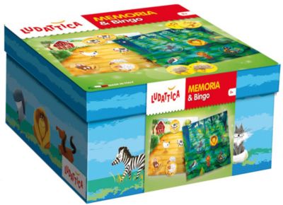 Игра настольная 2 в 1: «Мемори и лото», Ludattica